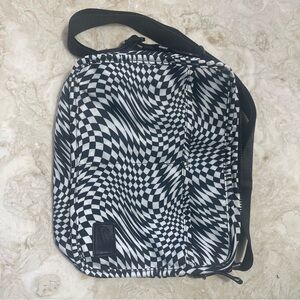 Nike Black and White Checkered Crossbody Bag